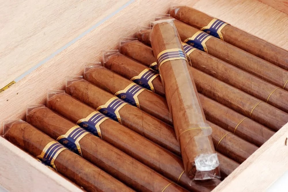 Should I keep the cellophane on cigars?