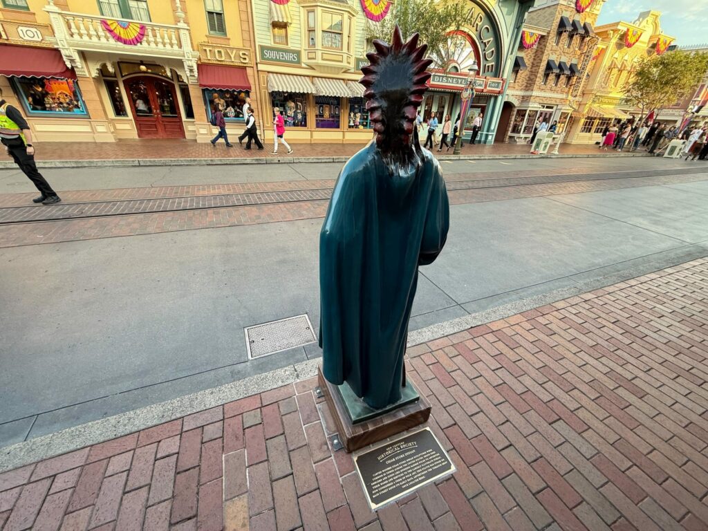 Disneyland “Cigar Store Indian” Plaque
