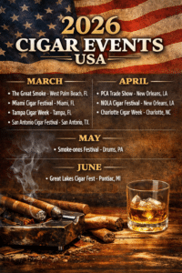 Cigar events in 2026