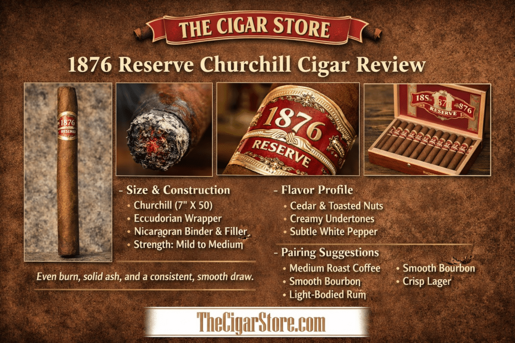1876 Reserve Churchill cigar review