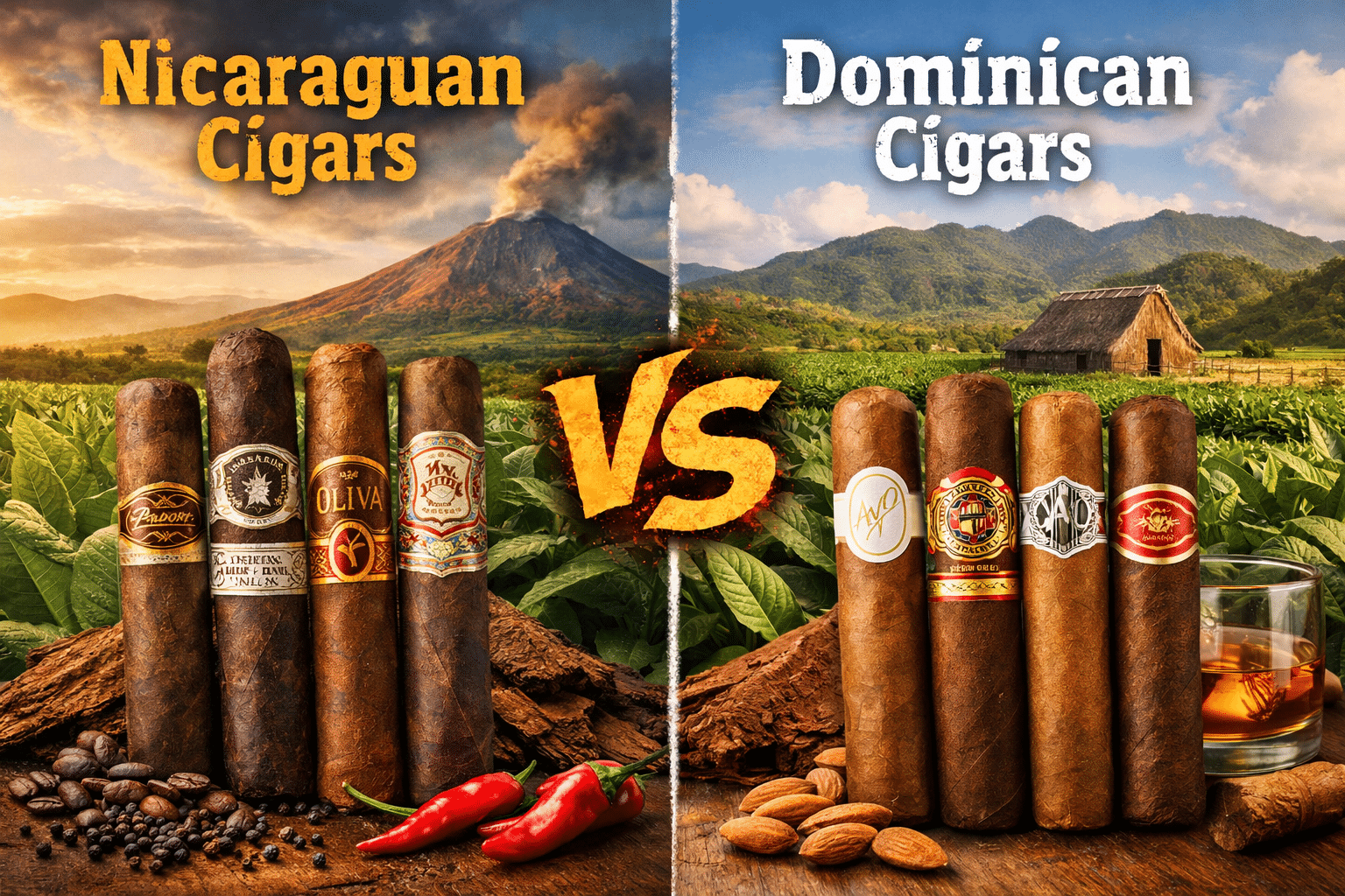 Top 5 Nicaraguan vs. Dominican Cigars – What’s the Difference?