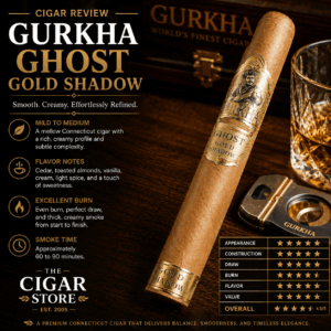 Gurkha Ghost Gold Shadow Cigar Review